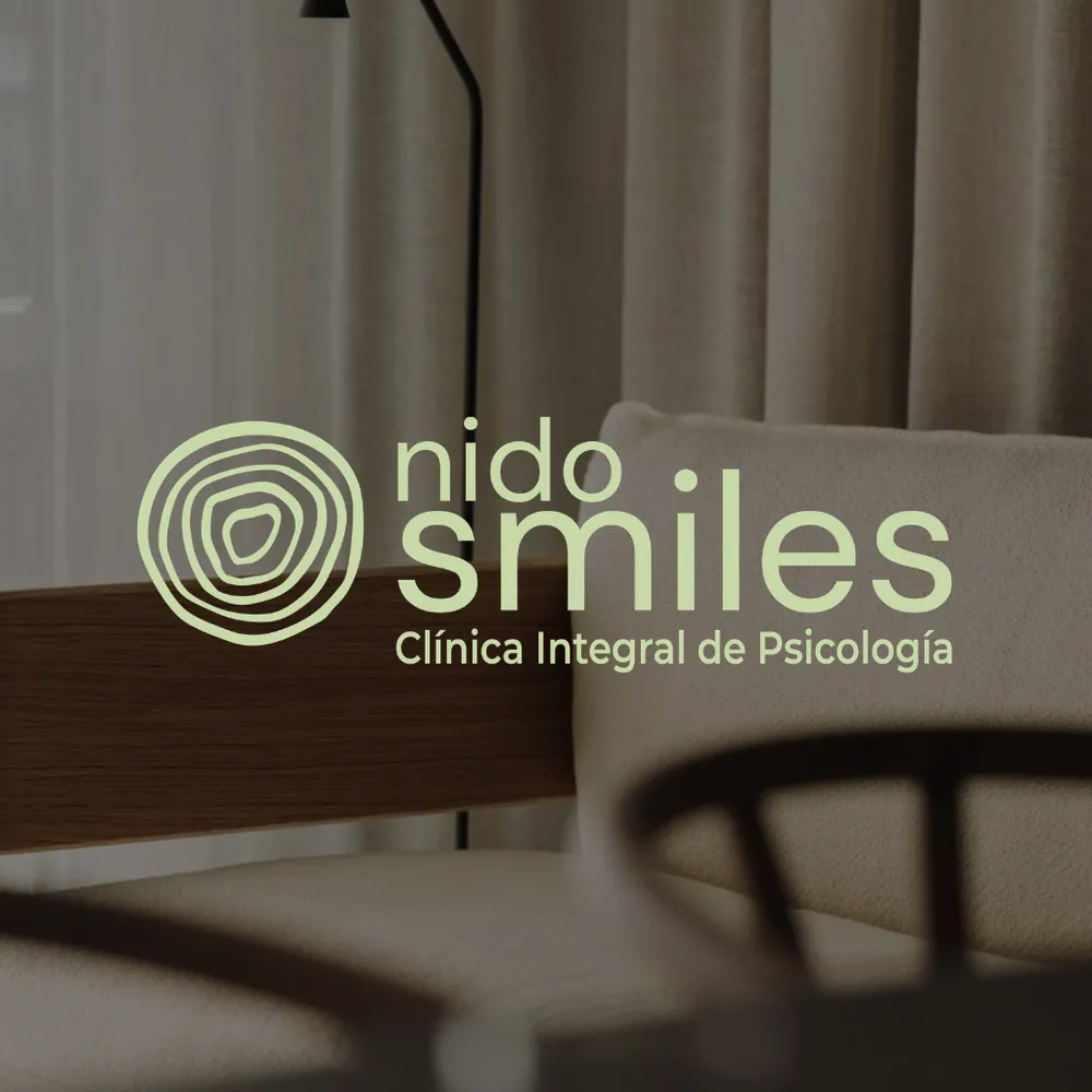 Identidad visual de Nido Smiles, clínica de psicología